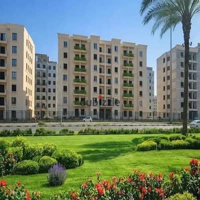 ready to move apartment fully finished 3 bedrooms open view in compound mayan new cairo next to el rehab city