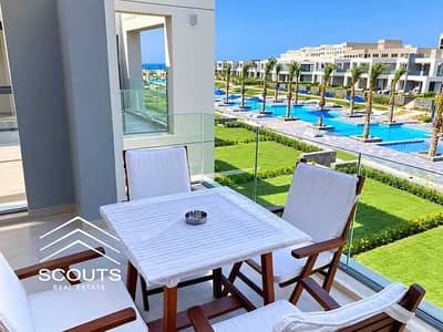 Live & Invest Ready to Move Chalet for Sale in La Vista Ray Ain Sokhna Fully Finished High End Sea View 2 Swimming Pools Next Mountain veiw