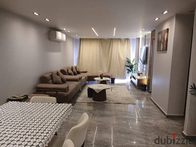 Furnished apartment for rent in Corniche Maadi, area 220m