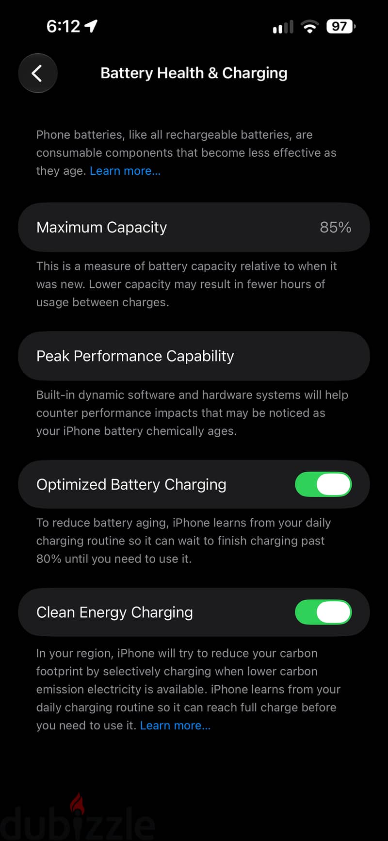 iPhone 14 Pro Max128G battery  85% 2