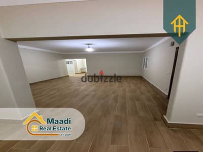 Administrative office for rent in one of the most prestigious areas of Sarayat El Maadi, featuring super-luxurious finishing and located very close to