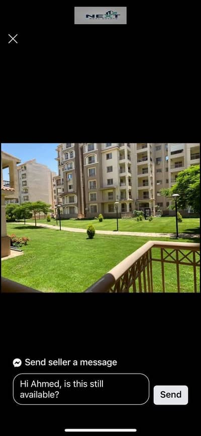 An opportunity for living and investment in one of the most prestigious and distinguished phases of Madinaty, in B2. The apartment is 107 square meter