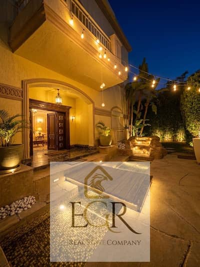 Villa for sale model N Al Rehab Hills super lux finishing with furniture