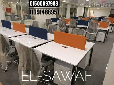 خلية عمل-ورك ستيشن خشب mdfاسباني-اثاث مكتبي-work station-partiton