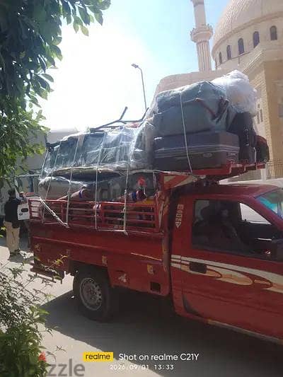 دبابات نص نقل العفش والاجهزة الكهربائية
