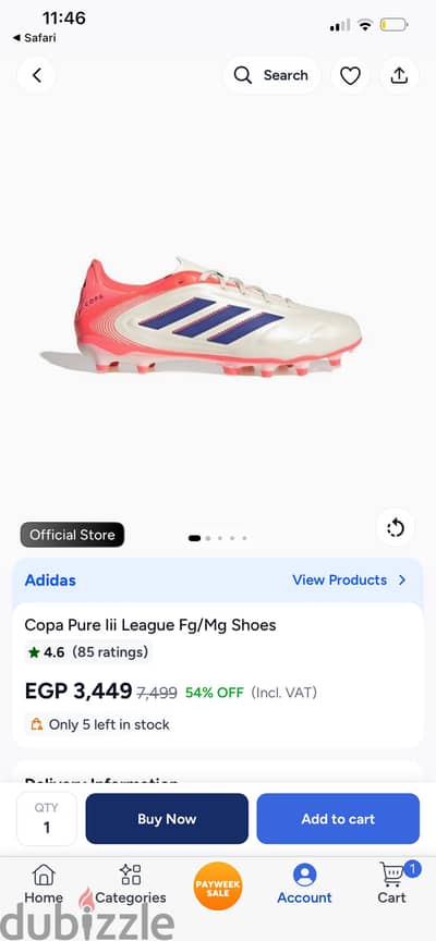 Adidas cupa pure