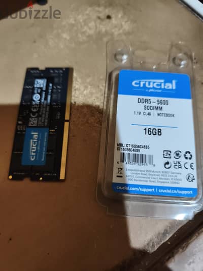 crucial laptop ram 16gb ddr5 5600