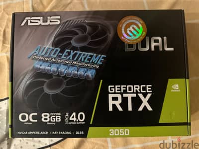 Rtx 3050 Asus Dual OC Edition 8GB