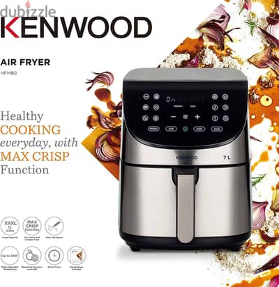 Kenwood HEALTHY FRYER 7L 1800W HFM80.000SS - Silver