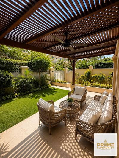 Quattro Townhouse for Sale 190m BUA in El Patio 6 October on Ring Road Behind Dreamland | Equipped with ACs, Kitchen & Built-in Wardrobes (4BR + 4Bath