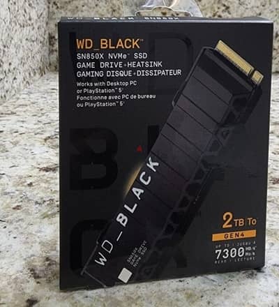 2TB WD Black ssd with heatsink (Gen 4) - for PS5