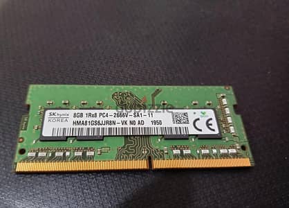 رام لاب توب SK hynix 8GB DDR4 2666MHz