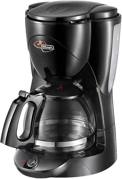 De’Longhi Filter Coffee Maker, 1000 Watt, Black - ICM2.1B