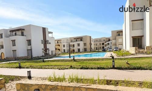The strongest coast shot in Hacienda West! Al-Awali Chalet 3 IN 221m + Roof 154m on the fourth row | 3 Master Bedrooms + Nanny and Driver | Down payment 15.3M and immediate delivery