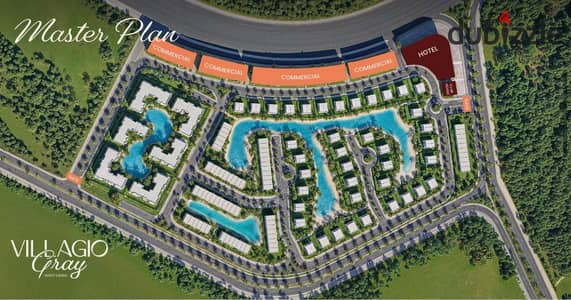 3 Bedrooms شقة 3 غرف 125 متر على وصلة دهشور في Villagio Gray Master Plan استثنائي وHospitality Experience في قلب West Cairo
