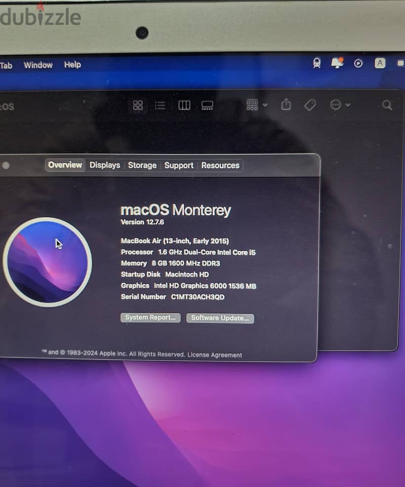 MacBook air 2015 4