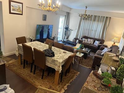 99 sqm apartment for sale in Al Rehab, fully furnished and equipped with appliances; prime location near Services.