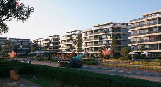 126 sqm semi-finished apartment for sale with installments up to 10 years in G WEST Compound, El Sheikh Zayed.