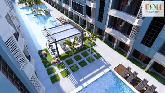38 SQM Ground Floor Pool View apartment in tourismwalkway  Hurghada