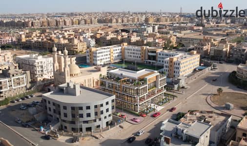 Commercial shop for sale in Sheikh Zayed  shop space15 m² plus an 11 m² outdoor area with glass cladding  Total Shop: 46 meters  Located in a commerci