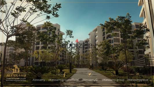 Apartment for sale in Noor City Smart City, area 123 meters in B1 Group 13, with the lowest total contract and best commercial offer, and the longest repayment period of 13 years until 2036