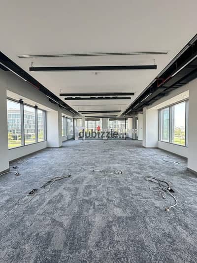 Fully finished 2600m administrative headquarters with air conditioning for rent in Cairo Festival City CFC, Fifth Settlement