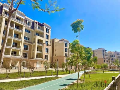 Two-bedroom apartment for sale in Sarai Compound, next to Madinaty, ready for occupancy in less than a year. Installment plan available over 12 years.