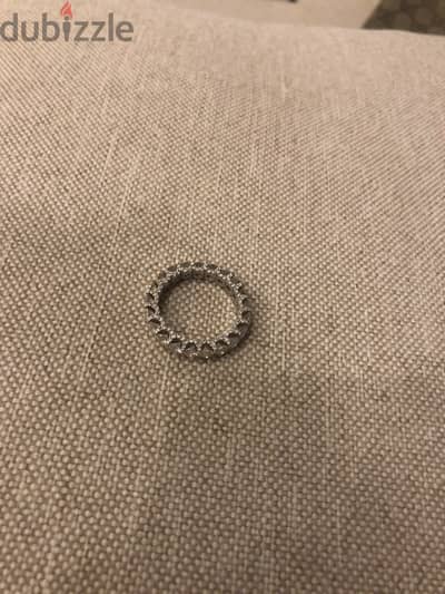 VS1 silver ring from hatton garden