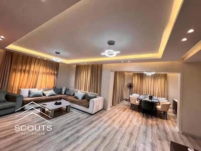 Fully finished + AC'S apartment for sale + large garden high-end minutes from Madinaty and AUC with a distinctive view of park in telal east new cairo
