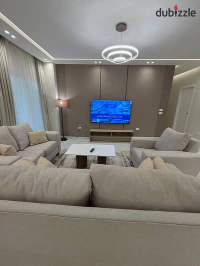 Furnished apartment for rent in Compound Icon Park in 6th October next to MSA