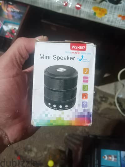 mini speaker + mobile phone call (ws-887)