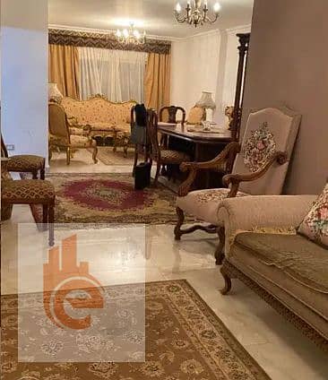 Furnished apartment 190 m in Kafr Abdo // overlooking the Al-Lambi garden