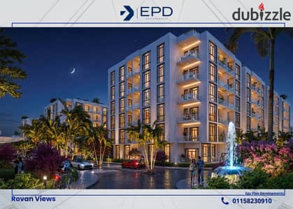 Apartment of 143 sqm with a down payment of 10% and equal installments over 10 years for sale in the heart of Zayed