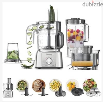 محضرة طعام وخلاط كينوود Kenwood MultiPro Express شاملة الملحقات جديد