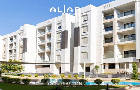 Hotel-style apartment next to Madinaty Open Air; 800,000 down payment with equal installments; located in Al-Jar Compound, El Sherouk.