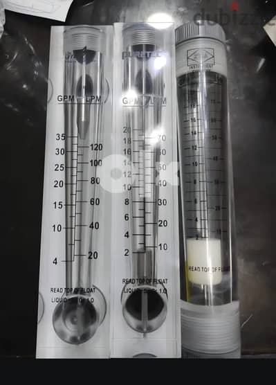 روتامتر Rotameter لقياس معدل التدفق – Range من 2 إلى 100 GPM