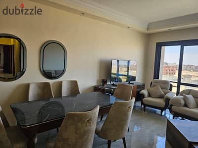 Furnished Brand-new, first occupancy apartment with a total area of 166 sqm, located in El Patio Oro by La Vista in New Cairo.