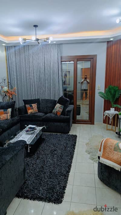 Furnished 90 sq m apartment for rent in Al Rehab, prime location near services