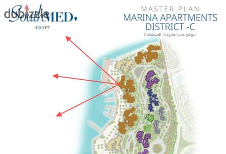 129m Chalet | EGP 500K Below Paid | Marina View | Santorini | SouthMED