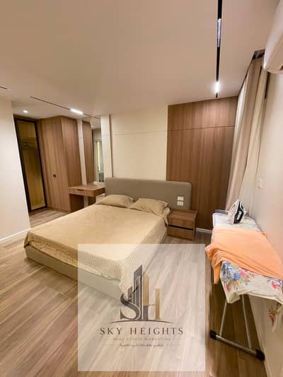 Furnished apartment for rent in Al Rehab 2 (Phase 8), facing the Eastern Market. It features 2 bedrooms and 2 bathrooms, and is being offered for the