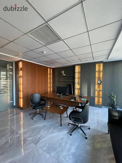 An administrative office for sale in Solana East owned by the company (Naguib Sawiris) with a down payment of 1,112,850