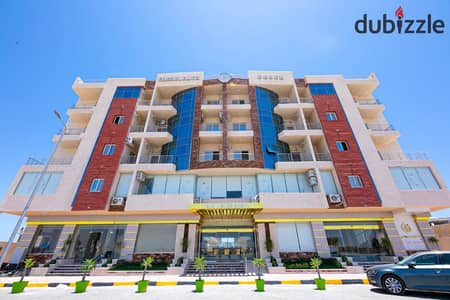 55m² apartment for sale at Casablanca Beach Resort, Al-Ahyaa 1 Bedroom 1 Reception area 1 Bathroom Kitchen Private beach, swimming pools, and elevator