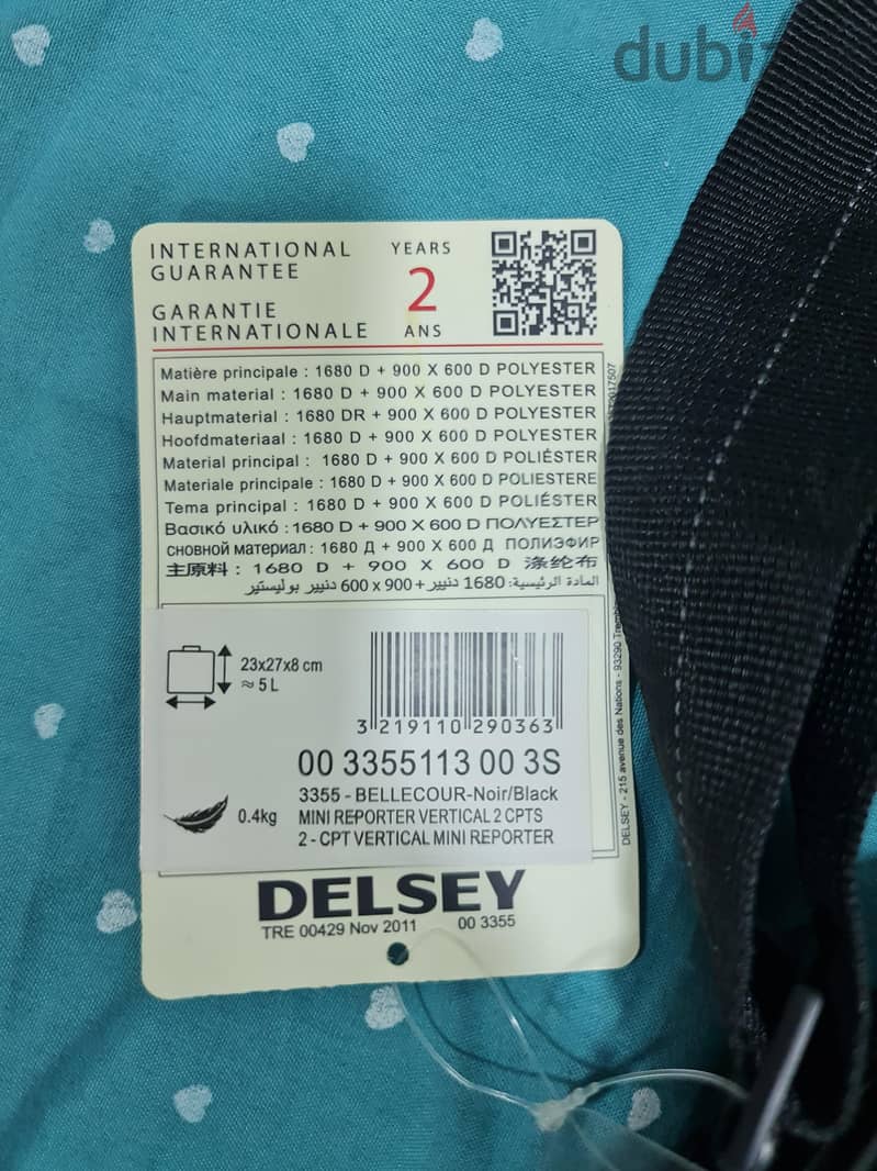 Delsey Bellecour Mini Reporter 3
