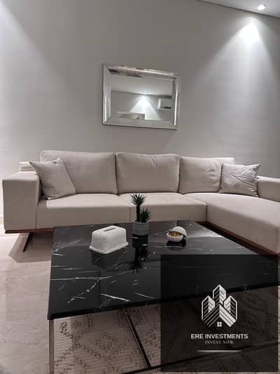 Lowest-priced apartment for sale—ultra-super-lux finish, prime location—in Mivida Compound (The Boulevard), Fifth Settlement; immediate delivery.