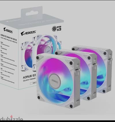 Gigabyte Aorus EZ Chain Fans 120 ARGB مراوح كيسة