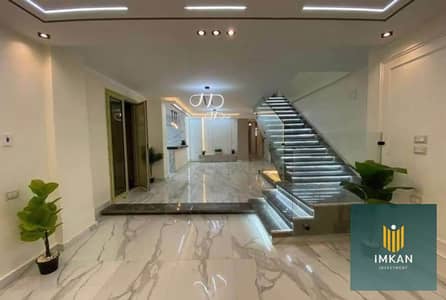 A "super-lux" finished villa is for sale in the Talala Compound, New Heliopolis; it features a prime north-facing view and is available with a 15-year