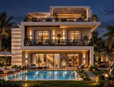 Luxury villa in the heart of Hurghada at the best and lowest price, in front of Titanic Royal Hotel and Al Yasmin Hotel, just steps from all services