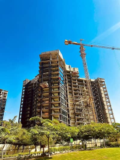 Studio for sale in Zed Sheikh Zayed compound, view landscape, installment
