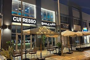 For sale 76 sqm in the Kraft Zone in Madinaty for immediate delivery | Restaurant and café | Commercial price with large outdoor area