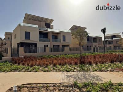 Townhouse ready for immediate delivery with a distinctive view at VYE by SODIC, located across from Beverly Hills.